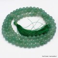 Mala tibétain Authentique Aventurine verte Mala tibétain 108 perles MADP39