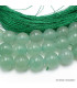 Mala tibétain Authentique Aventurine verte Mala tibétain 108 perles MADP39