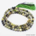 Mala tibétain Authentique pierre Serpentine Mala tibétain 108 perles MADP41