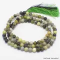 Mala tibétain Authentique pierre Serpentine - Mala tibétain 108 perles
