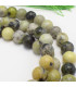 Mala tibétain Authentique pierre Serpentine Mala tibétain 108 perles MADP41