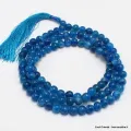 Mala tibétain Authentique pierre Cyanite bleue - Mala tibétain 108 perles