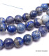 Mala tibétain Authentique Lapis Lazuli grade B+ Mala tibétain 108 perles MADP46