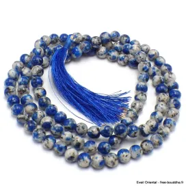 Mala tibétain Authentique Jaspe K2 - Mala tibétain 108 perles