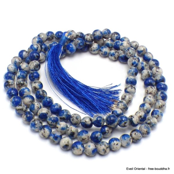 Mala tibétain Authentique Lapis Lazuli grade B+ 