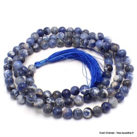 Mala tibétain 108 perles en Sodalite 