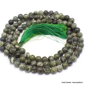 Mala tibétain en Séraphinite - Mala tibétain 108 perles