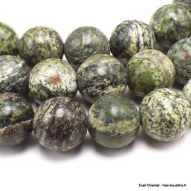 Collier mala tibétain en Séraphinite Mala tibétain 108 perles MADP48