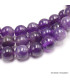 Collier mala tibétain en Améthyste qualité A Mala tibétain 108 perles MADP8