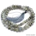 Mala tibétain de prières bouddhiste en Labradorite - Mala tibétain 108 perles
