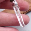 Pendentif Quartz Lémurien et Moldavite Pendentifs pierres naturelles BK86.5