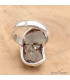 Grosse bague argent Pyrite dorée taille 56 Bijoux en Pyrite YM30.15