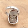 Grosse bague argent Pyrite dorée taille 56 Bijoux en Pyrite YM30.15
