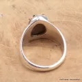 Chevalière argent Pyrite dorée taille 55 - Bagues pierres naturelles