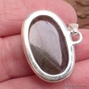 Pendentif oval vertical Labradorite violette Pendentifs pierres naturelles TUV73.7