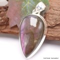 Pendentif goutte Labradorite violette Pendentifs pierres naturelles TUV73.6