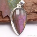 Pendentif goutte Labradorite violette Pendentifs pierres naturelles TUV73.6