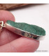 Pendentif goutte en Malachite brute Bijoux en Malachite PU81.3