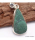 Pendentif Malachite Druze forme goutte Pendentifs pierres naturelles PU81