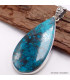 Pendentif goutte en Shattuckite détail bélière Pendentifs pierres naturelles CWA73.9