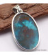 Pendentif oval en Shattuckite détail bélière Pendentifs pierres naturelles CWA73.7