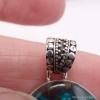 Pendentif oval en Shattuckite détail bélière Pendentifs pierres naturelles CWA73.7
