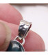 Pendentif Shattuckite bélière martelée Pendentifs pierres naturelles CWA73.10