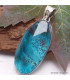 Pendentif Shattuckite bélière martelée Pendentifs pierres naturelles CWA73.10