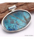 Pendentif Shattuckite et Améthyste cabochon Pendentifs pierres naturelles CWA73.11