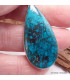 Pendentif Shattuckite goutte bélière ajourée Pendentifs pierres naturelles CWA73.12