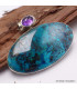 Pendentif design Shattuckite Améthyste cabochon Pendentifs pierres naturelles CWA73.13