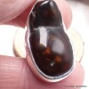 Pendentif Agate de Feu serti clos Bijoux en Agate de Feu BK30.7
