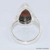 Bague goutte Obsidienne Peanut taille 57/58 Bijoux en Obsidienne Peanut BK99.9