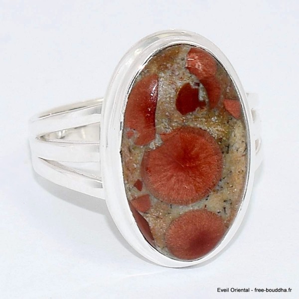 Bague argent Obsidienne Peanut 3 anneaux taille 63 Bagues pierres naturelles BK99.12