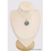 Pendentif bijou en Turquoise mohave sur Pyrite Bijoux en Turquoise BK72.5