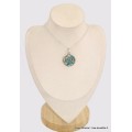 Pendentif bijou en Turquoise mohave sur Pyrite Bijoux en Turquoise BK72.5
