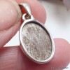 Pendentif Météorite de Suède Muonionalusta Pendentifs pierres naturelles BK105