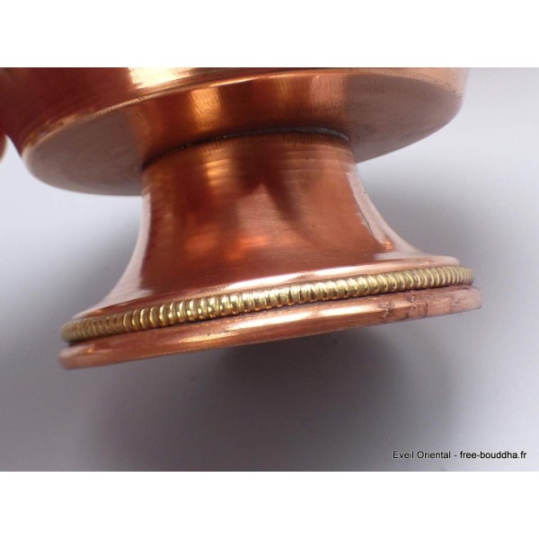 Serkyem pour offrandes bouddhistes en cuivre 14 cm Objets rituels bouddhistes SERK14