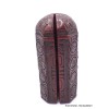 Temple triptyque bouddhiste de voyage rouge Objets rituels bouddhistes TEM1.2
