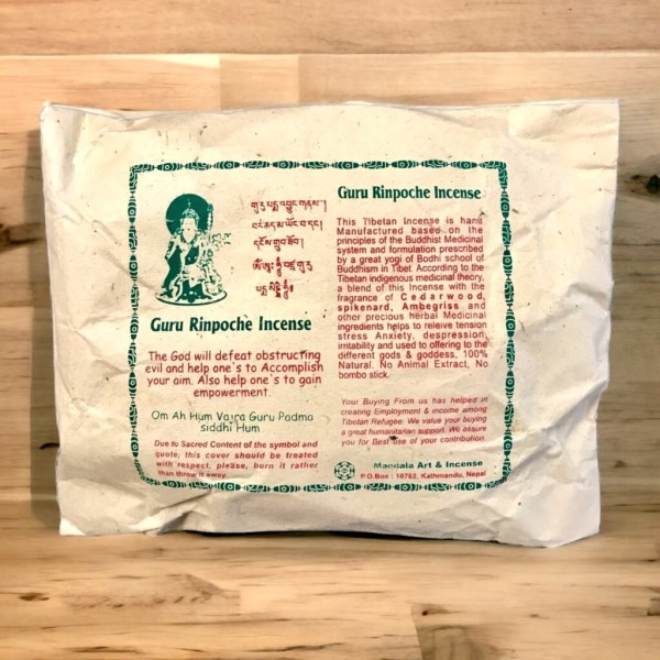 Encens tibétain poudre Guru Rinpoche Encens tibétains, accessoires ETP8