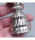 Lampe à beurre tibétaine 11 cm plaqué argent Lampe à beurre bouddhiste lamp39