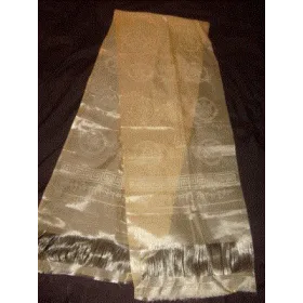 Lot de 10 khatas tibétaines jaunes ou blanches - Objets rituels bouddhistes