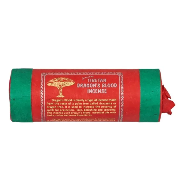 Encens tibétain ancien Sang du Dragon - Protection, amour - Encens tibétains, accessoires
