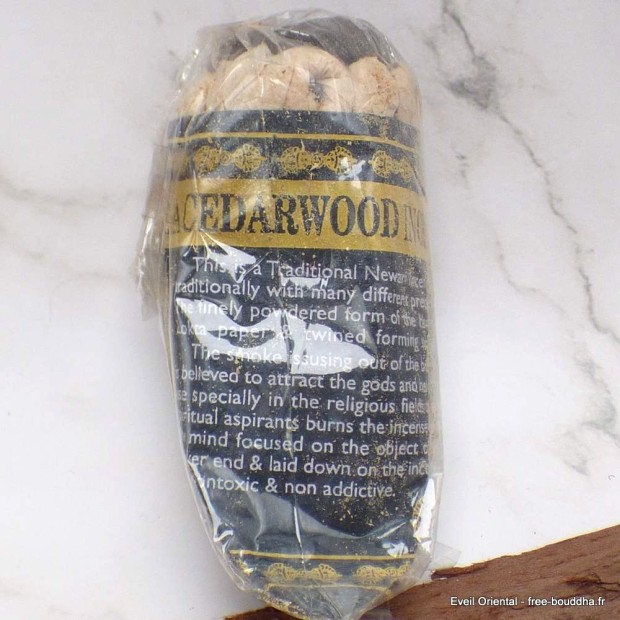 Encens tibétain tresse Bois de Cèdre Encens tibétains, accessoires INT39G