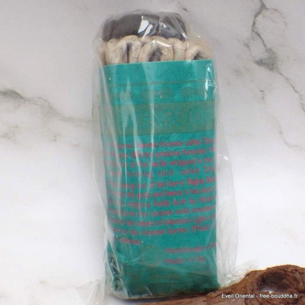 Encens tibétain tresse Tara Verte Encens tibétains, accessoires INT39F
