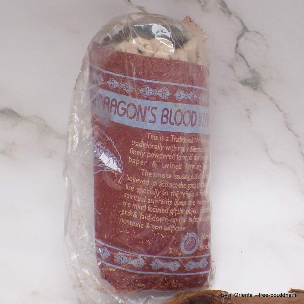 Encens tibétain tresse Sang du Dragon Encens tibétains, accessoires INT39H