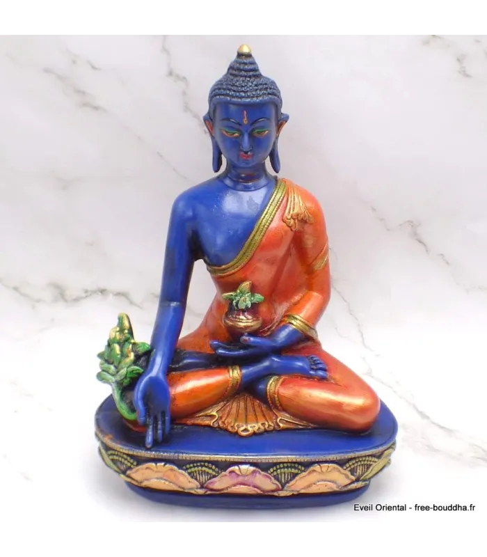 Statuette Bouddha de Médecine 22 cm - Objets rituels bouddhistes