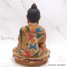 Statuette style antique Bouddha de Médecine 20 cm 