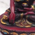 Statuette bouddhiste antique Bouddha Sakyamouni 20 cm - Statuettes bouddhistes tibétaines artisanales