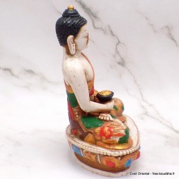 Statuette style antique Bouddha Amitabha 20 cm 